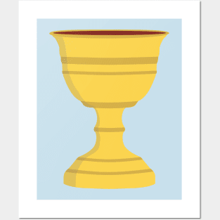 Chalice flat design icon Posters and Art